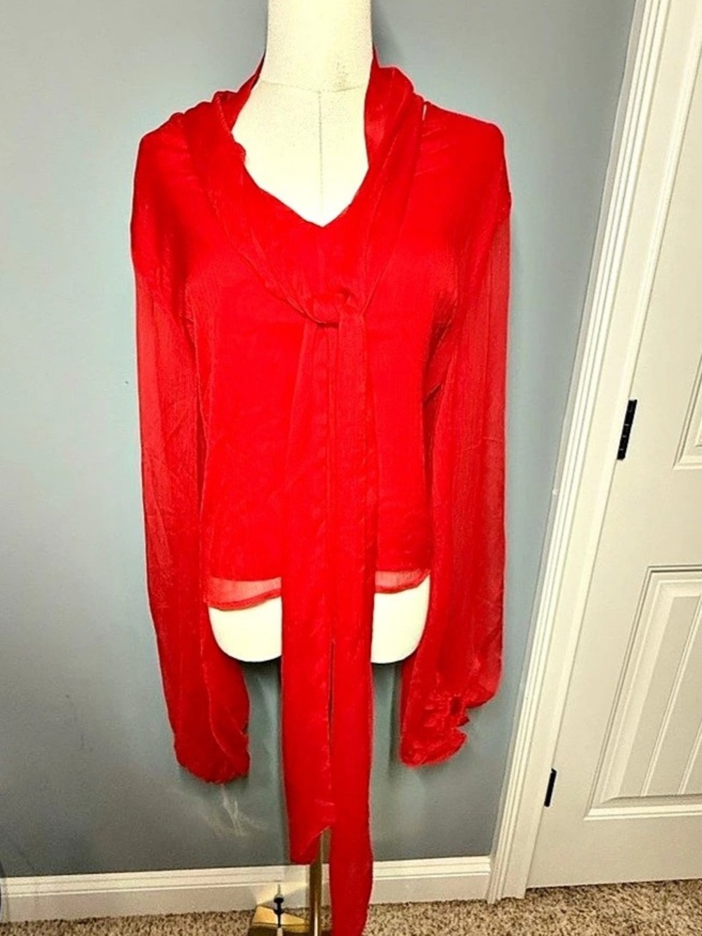 NWT Bardot Tie Front Blouse - 40Size Small